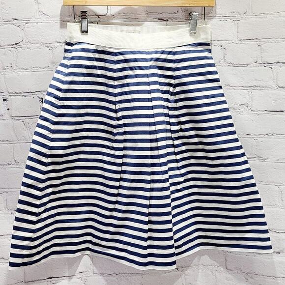 LOFT black and white stripped midi skirt - Picture 3 of 14